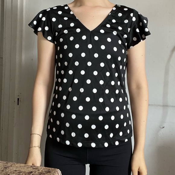 DYNAMITE Polka Dotted Shirt - Picture 1 of 1